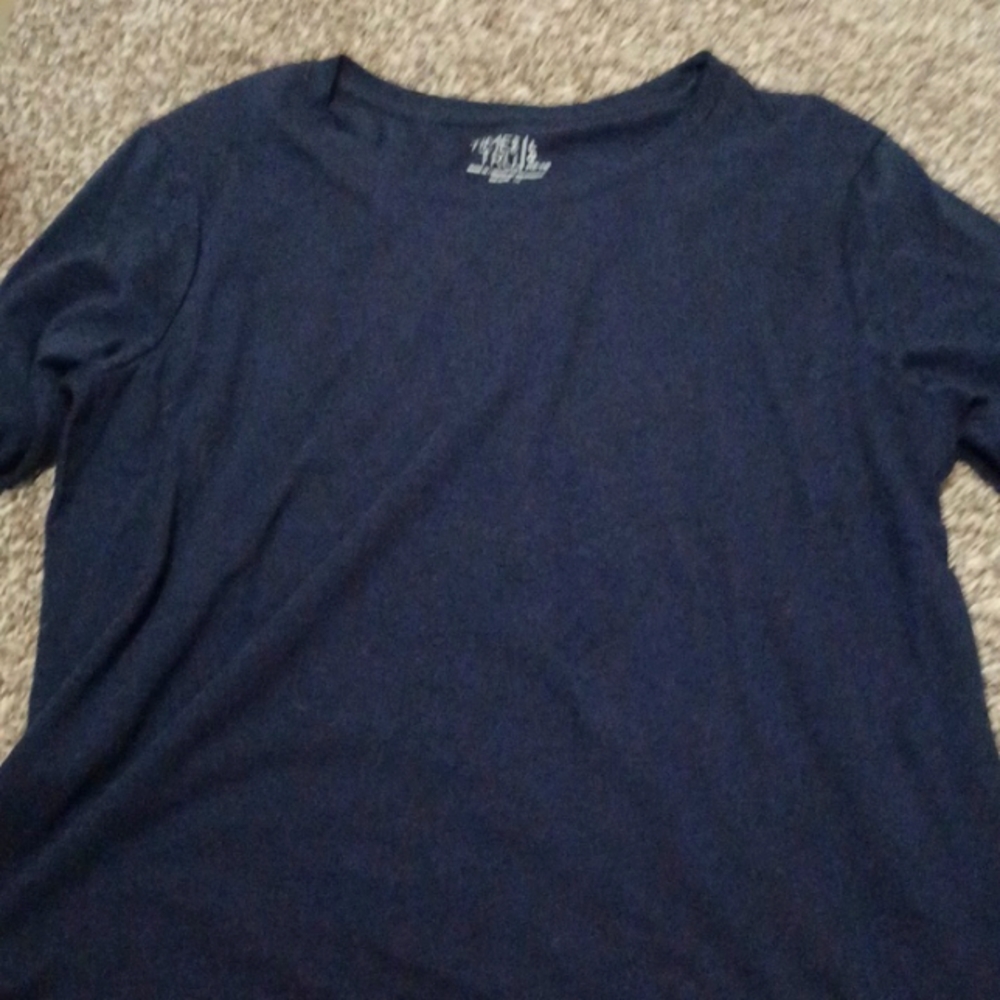 Plain blue shirt